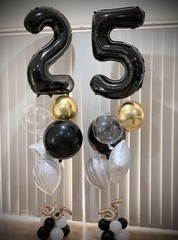 10 Balloon Number, Black Number 10th Birthday Balloons 40 Inch, 10 Years Old …