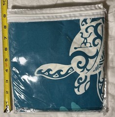 New Hawaiian Honu Turtle Print Cloth Fits 4′ Table Stain Resistant Washable Luau