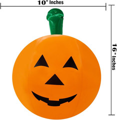 24-Pack Halloween Pumpkin Inflatable Decorations, Carnival Parties, Beach Party,
