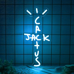 Cactus Jack Travis Scott LED Neon Sign Room Wall Decor for Man Cave