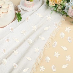 200pcs Seashell Starfish Confetti Beach Shell Birthday Party Decorations Seas…