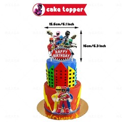 Mighty Morphin Power Rangers Birthday Party Decor Supplies Balloons Banner Kids