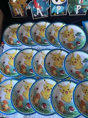 Pokemon Birthday Party Decorations Pikachu Charmander New Banner Plates