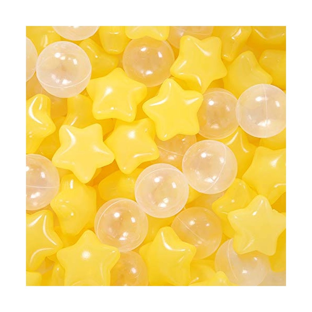 TRENDPLAY Star Ball Pit Balls for Toddlers -50 100 200 Count Star B… Fast Ship