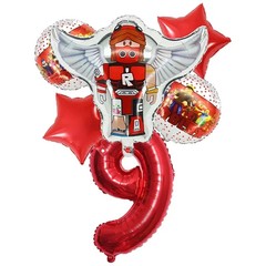 Robot Game Theme Balloon 6pcs Set For Birthday Decoration And Fast Shipping USA