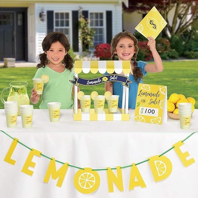 Amscan International Amscan 410099 Decoration Table Dec Kit Lemonade Stand 1 Pac