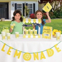 Amscan International Amscan 410099 Decoration Table Dec Kit Lemonade Stand 1 Pac