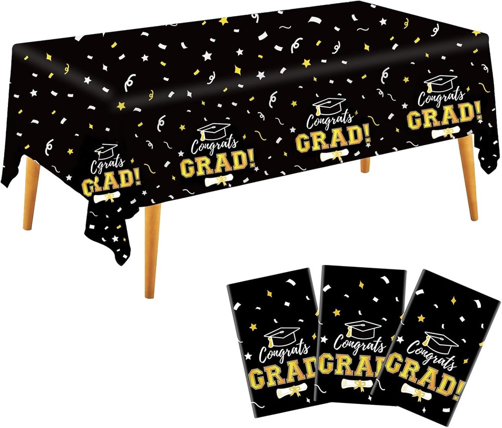 Graduation Decorations 2026 Graduation Tablecloths Congrats Grad Table Cover