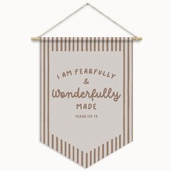 Christian Nursery Decor, I Am Fearfully and Wonderfully Made Christian Wall B…