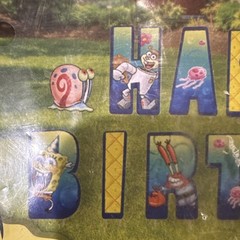 Nickelodeon SpongeBob SquarePants Birthday Yard Stakes 14pc Plastic/Metal W34301