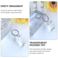 Crystal Pacifier Decoration Good Decorative Effect