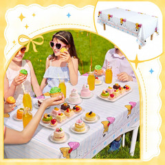 4 Pcs Back to School Party Tablecloths First Day of School 54 X 108 Inch Large D