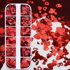2000 PCS Valentine Heart Confetti Red Table Decorations HollowOut Decor