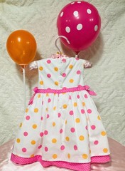 Polka Dot Theme Centerpiece For Baby Shower, Birthday, Keepsake Outfit-Unique