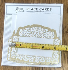 11 Packs Hester & Cook 12 Name Place Cards Die Cut Gilded Frame HC065 132 Total