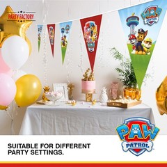 Paw Patrol pennant banner multicolored party garland 16 ft