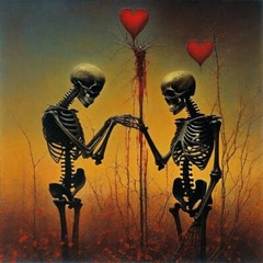 Valentines Day Sunset Into A Love Heart:14 Pictures horror Edition