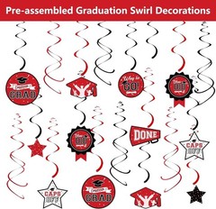 Complete 2026 Graduation Decor – 265 Disposable Pieces for Memorable Parties