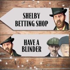 Set of 4 Peaky Blinders Party Decoration Arrows House Decor Birthday Celebration