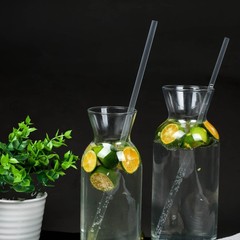 Clear Straws,200 Pcs Long Disposable Plastic Drinking Straws. (0.23»diameter…
