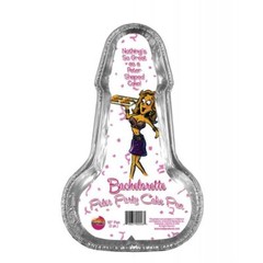 BACHELORETTE DISPOSABLE PETER PENIS PARTY CAKE PAN PACK OF 2 CHOOSE A SIZE