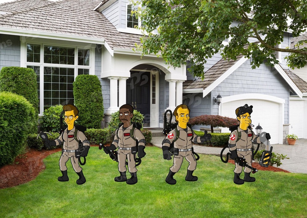 Ghostbusters cutouts | indoor/outdoor decorations | yard signs |