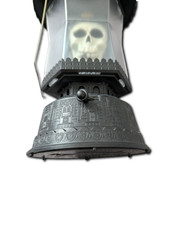 Halloween Skull Lantern Light Up Not Working Hanging Grey Spooky Prop