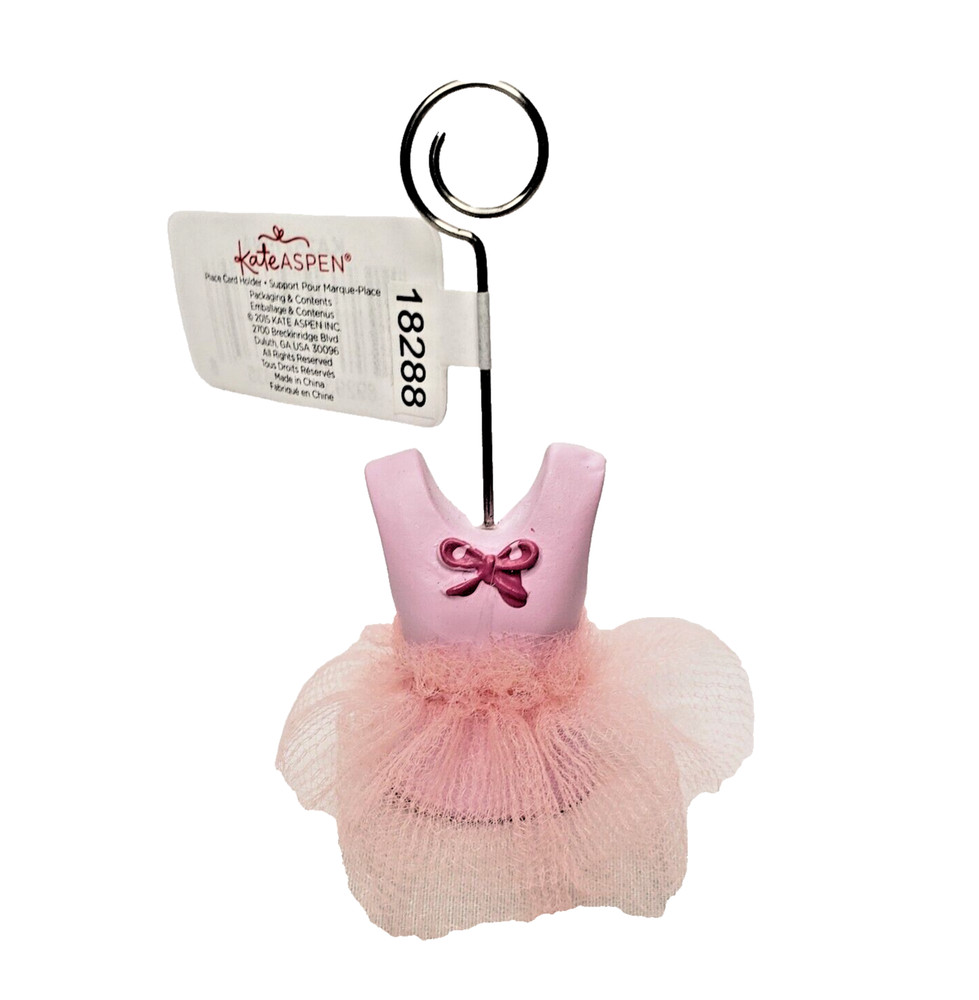 TUTU CUTE BALLERINA Place Card Holders Baby Shower Decor Party Favors Lot of 20