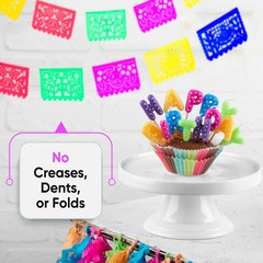 5 Pk Papel Picado Paper Banners Mexican Party Decorations for Cinco de Mayo D…