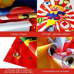 KatchOn, Big Carnival Toss Game Banner – 54 Inch, Carnival Theme Party Decora…