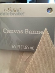 Way To Celebrate Canvas Banner Gold CONGRATS w Butterfly Party Decor 65″ New