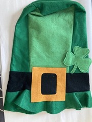 St Patrick’s Day Irish Party New Hat Cups Fabric Pins Flags Used Banner & Sash