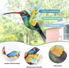 24 Pcs Tropical Birds Decorations Rio Jungle Party Decorations Luau Hawaiian Par