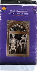 Halloween Wall Mural Skeleton Happy Halloween Horror Scary 42 x 72″ Decoration 