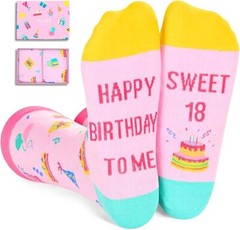 18th Birthday Gifts Socks Ideas – 18th Birthday Gifts for 18 Year Old Girl Bi…