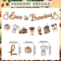Love is Brewing Bridal Shower Decorations Love is Brewing Banner Garland Hang…