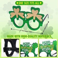 12x St Patricks Day Glasses Bulk Irish Party Favors Photo Booth Props Eyeglasses