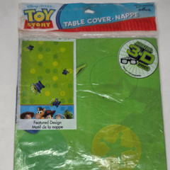 DISNEY PIXAR TOY STORY PLASTIC TABLE COVER 54″ X 102″ HALLMARK BIRTHDAY PARTY
