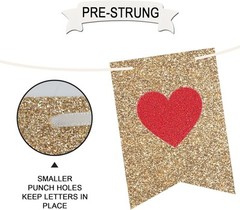 Gold Welcome Banner – Home Decoration, Ready to Hang –