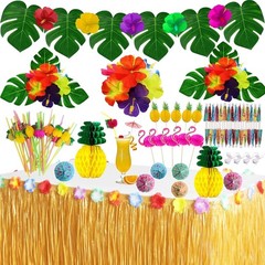 Tropical Luau Party Decorations Set Hawaiian Beach Theme Party Favors Luau Pa…