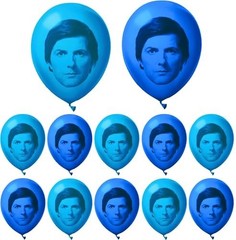 Severance Balloons for Birthday Party Decorations, 12 Pack Blue/Light B