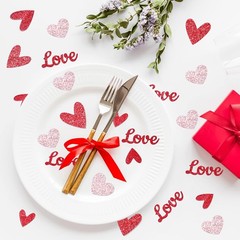 100 PCS Red Glitter Love Heart Table Paper Confetti Valentine’s Day Wedding