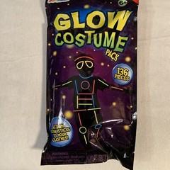 Grafix Glow Costume Pack 136 Pieces – New