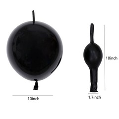10 Inch Link Balloons Latex Quick Linkale Balloon 120 Pcs for Wedding,Birthda…