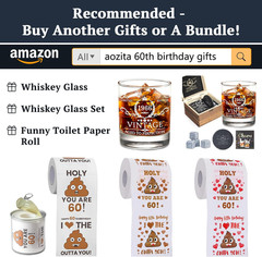 60Th Birthday Gifts for Men – 60Th Birthday Decorations for Men, Party Supplies