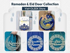 Charming 12″ Ramadan Door Wreath with Islamic Pattern – Give the Gift of Warmth