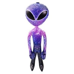 36″ GALAXY SPACE ALIEN INFLATE INFLATABLE 3 FEET BLOW UP PROP UFO Child Play Toy