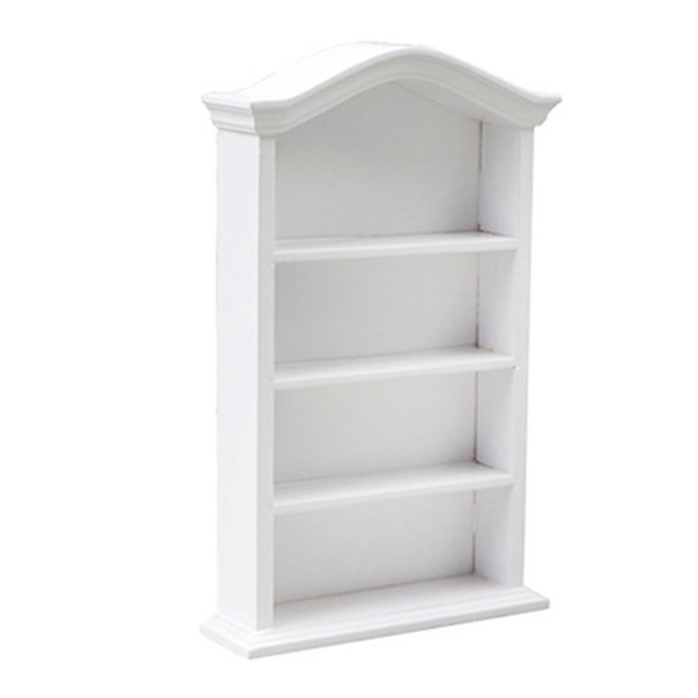 Mini Furniture Models Decorative Dollhouse Display Shelf Bookcase