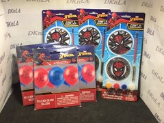«Spiderman» Birthday Party Supplies, Balloons, Party Play Packs, Tattoos, Cards