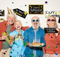 Retirement Party Decorations 20 Pieces Happy Retirement Party Signs for Black an